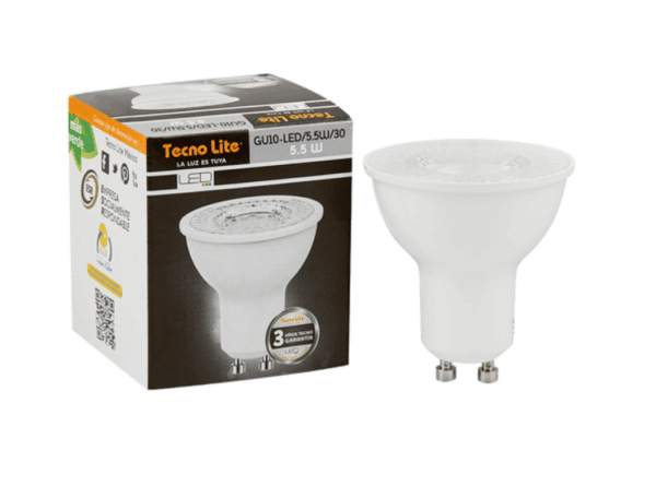 Foco LED 5.5W GU10 (Luz cálida) - Imagen 2