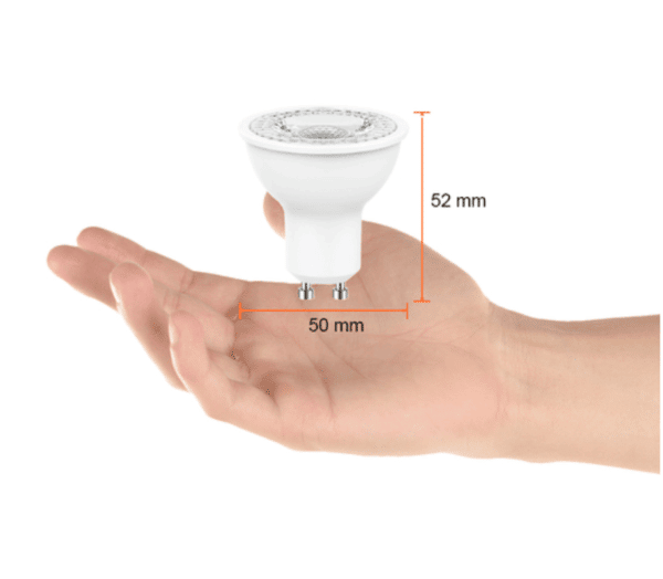 Foco LED 5.5W GU10 (Luz cálida)