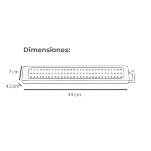 Lámpara de Emergencia LED 7.2W
